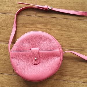 Talbots crossbody adjustable strap bag vegan leather Coral Pink NWT
